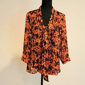 Banana Republic 3/4 Sleeve Button Blouse M